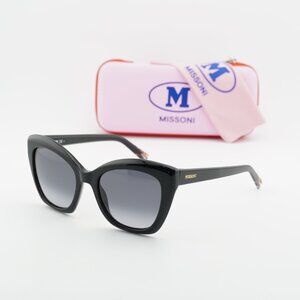 Missoni MIS 0112/S 0807 9O Cat Eye Sunglasses - Black/Grey